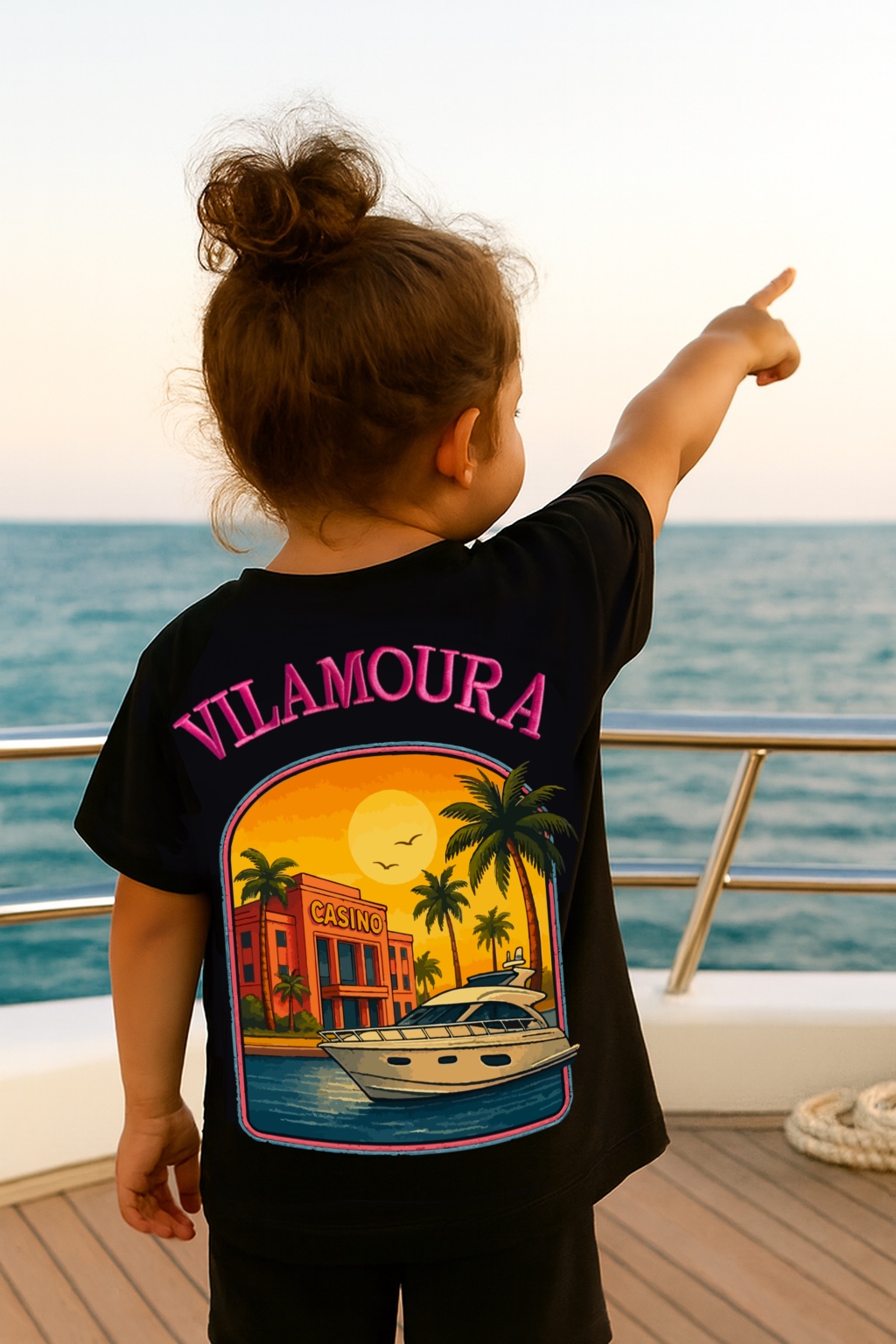 Vilamoura Tee — Noir — vue 3