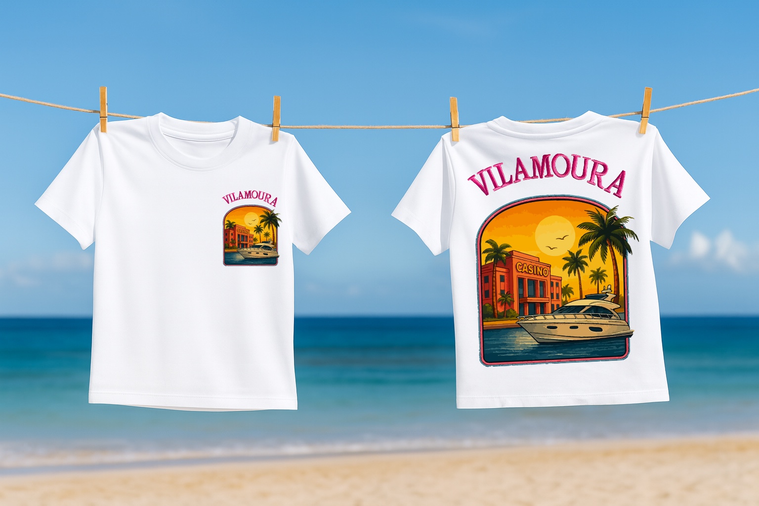 Vilamoura Tee — Blanc