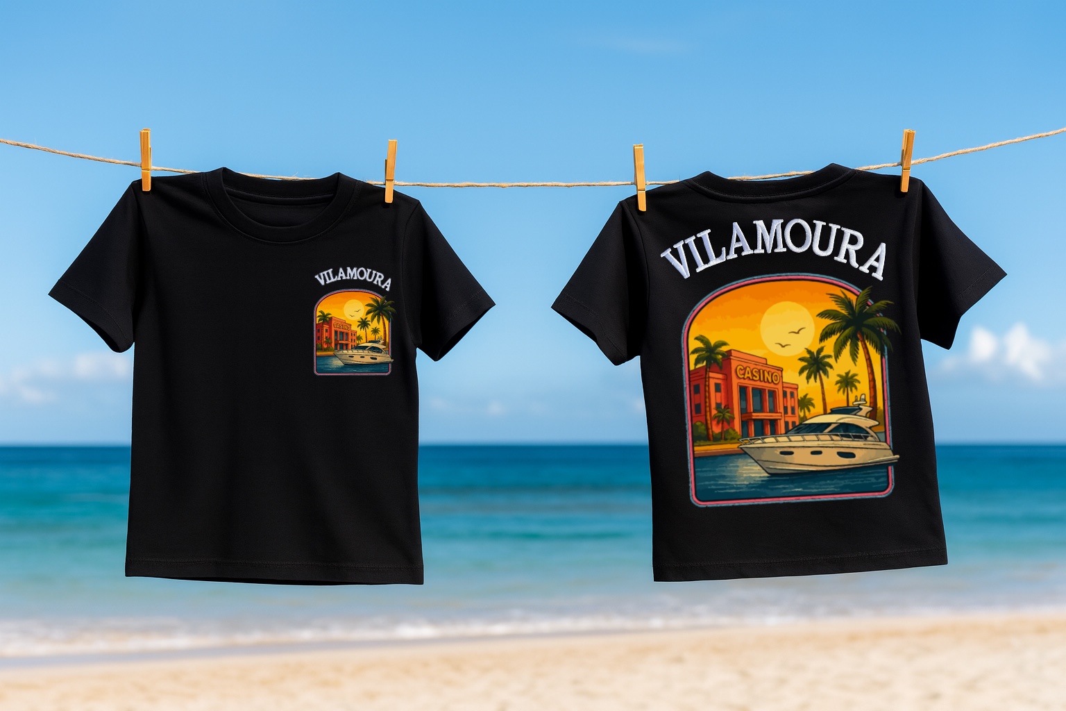 Vilamoura Tee — Noir